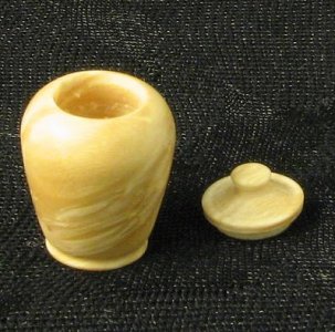 (image for) Dollhouse Scale Model Acrylic Vase with Top