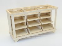 (image for) Miniature Unfinished Shop Display Cabinet
