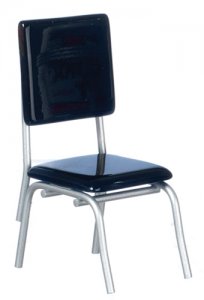 (image for) Miniature 1950's Style Black Chair