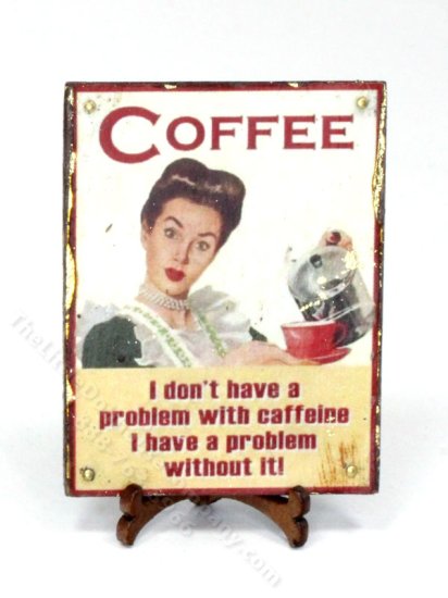 (image for) Miniature Sassy Sign for Dollhouses