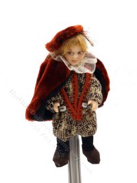 (image for) Miniature Tudor Boy in Dark Orange