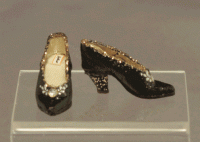 (image for) Miniature Patent Leather Heeled Shoes by Judith Blondell