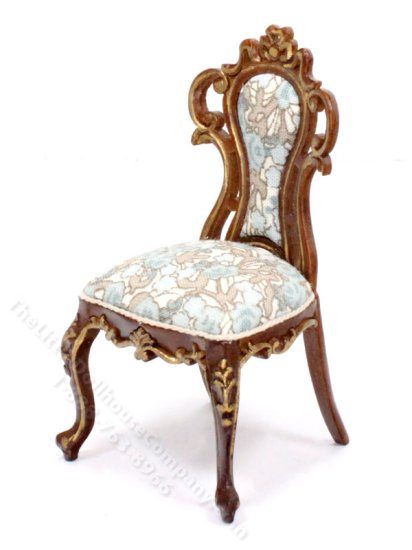 (image for) Miniature Late Victorian Dressing Table Chair - Walnut