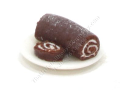 (image for) 1:24 Scale Chocolate Swiss Roll by Charlotte Willmott