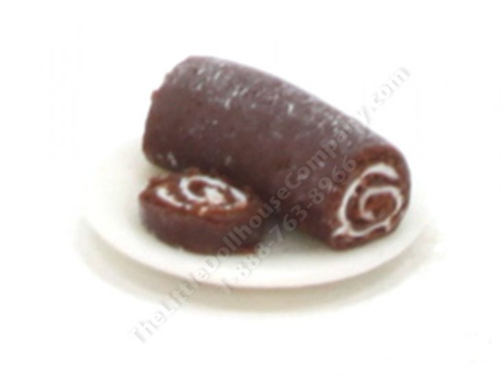 (image for) 1:24 Scale Chocolate Swiss Roll by Charlotte Willmott
