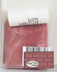 (image for) Dollhouse Scale Model Red Magic Block Kit, Covers 2sq ft