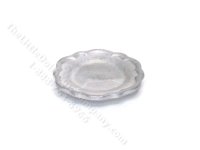 (image for) Miniature Pewter Plate for Dollhouses