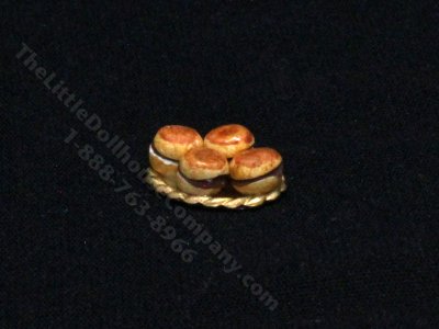 (image for) 1:24 Scale Miniature Hamburger Platter for Dollhouses