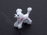 (image for) Miniature White Poodle By Trace Goldfarb