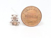 (image for) Miniature Sterling Silver Christening Cup with Bear Base