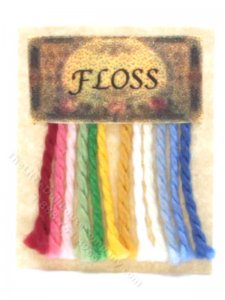 (image for) Miniature Set of Coloured Floss String by Taylor Jade