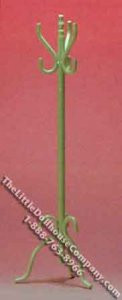 (image for) Miniature White Hat Stand for Dollhouses