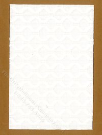 (image for) Miniature Textured White Rug for Dollhouses -Small