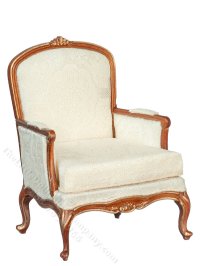 (image for) Miniature Louis XV Armchair - Walnut