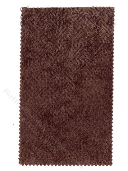 (image for) Dollhouse Scale Model Brown Geometric Pattern Rug