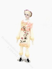 (image for) Miniature White Porcelain Doll