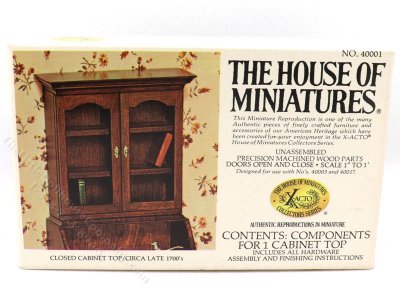 (image for) Miniature Unfinished Cabinet Top Kit