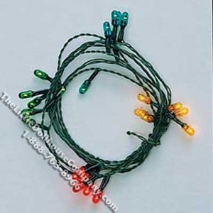 (image for) Miniature 12v 24 Bulb Christmas Tree String for Dollhouses