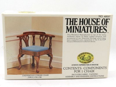 (image for) Miniature Chippendale Corner Chair Kit
