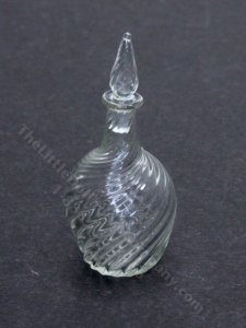 (image for) Miniature Ribbed Glass Decanter by Gerd Felka