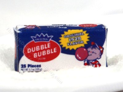 (image for) Miniature Double Bubble Bubblegum Box