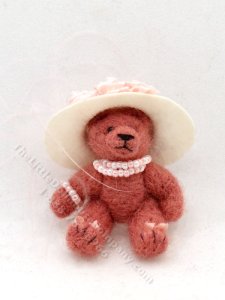 (image for) Miniature Medium Size Lady Teddy Bear by Erna Meyer
