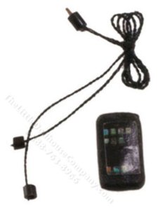 (image for) Miniature MP3 Player & Headphones for Dollhouses