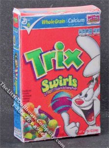 (image for) Miniature Trix Cereal Box