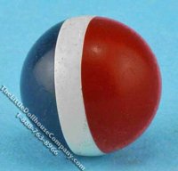 (image for) Miniature Red, White, and Blue Ball for Dollhouses