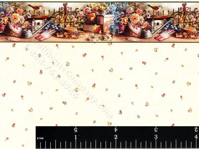 (image for) Dollhouse Scale Model Wallpaper - Garden