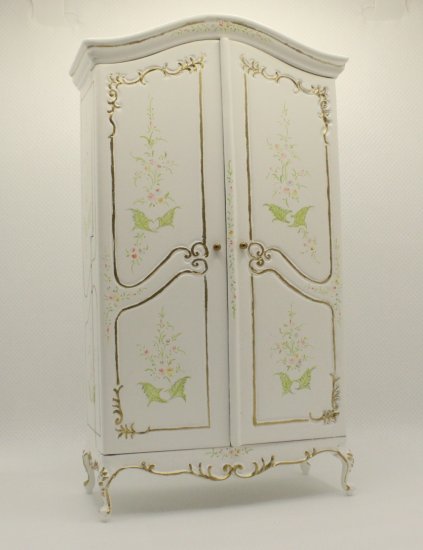 (image for) Miniature White Notions Armoire