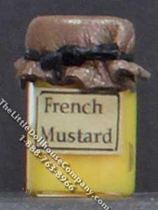 (image for) Miniature Homemade French Mustard in Wax Sealed Jar