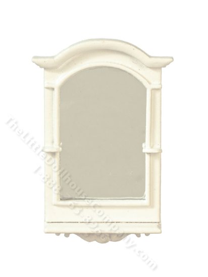 (image for) 1/2" Miniature French Provincial Mirror for Dollhouses