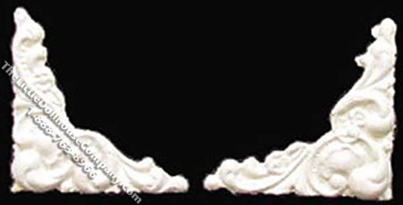 (image for) Miniature Corner Applique Set for Dollhouses