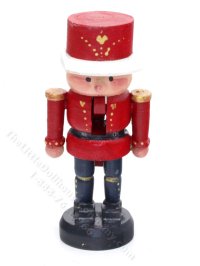 (image for) Miniature Red Nutcracker Decoration for Dollhouses