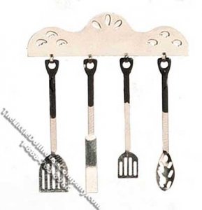 (image for) 1920s Style Cooking Utensils for Dollhouses