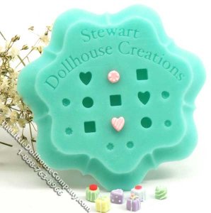 (image for) Mold for making 1:12 scale Petit Fours for Dollhouses