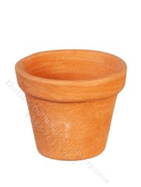 (image for) Miniature Orange Terracotta Pot for Dollhouses