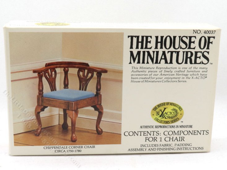 (image for) Miniature Chippendale Corner Chair Kit