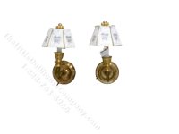 (image for) Miniature Brass and Floral Sconces for Dollhouses