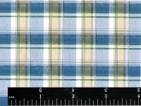 (image for) Blue Plaid Pattern Miniature Wallpaper for Dollhouses
