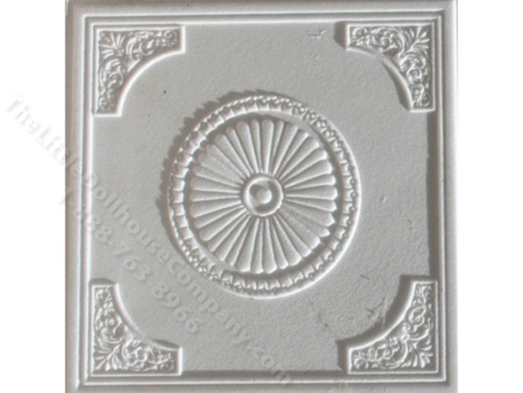(image for) Dollhouse Scale Model Pollicard Square Ceiling