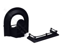 (image for) Miniature Fireplace Insert and Fender Set for Dollhouses - Black