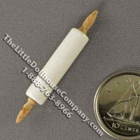 (image for) Miniature Ceramic Rolling Pin for Dollhouses