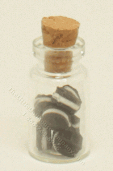 (image for) Miniature Corked Bottle of Chocolate Sandwich Cookies