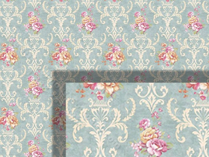 (image for) 1/2 Scale Wallpaper for Dollhouses