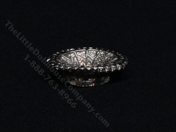 (image for) Miniature Silver Bowl for Dollhouses