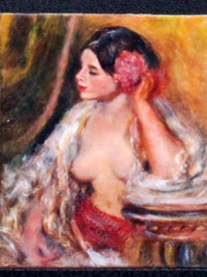 (image for) Study of a Woman Dressing Painting by Larry Morganti