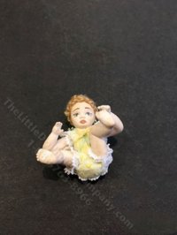 (image for) Miniature Porcelain Baby - Yellow