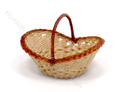 (image for) Vintage Miniature Handwoven Basket by Joan Rankin